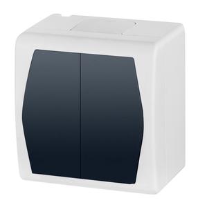 Jungiklis Elektro-Plast Hermes 2 1002-01, 2 kl., antracito sp./balta sp.