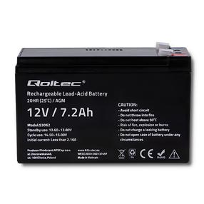 UPS aku Qoltec 53062, 0.0072 Ah