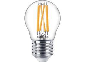 Лампочка Philips LED, P45, 2200 - 2700 °К, E27, 3.4 Вт, 470 лм