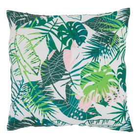 Dekoratiivpadjapüür My home Tropical, roheline v./mitmevärviline, 42 cm x 42 cm