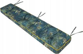 Lauko kėdės pagalvėlė Hobbygarden Etna 180ET4ZTR10, tamsiai žalia sp./žalia sp., 180 x 40 cm