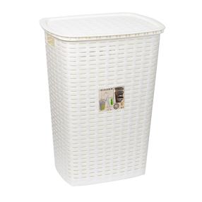 Pesukast Jotta Felix, 54 l, valge v., 45 cm x 34 cm x 60 cm