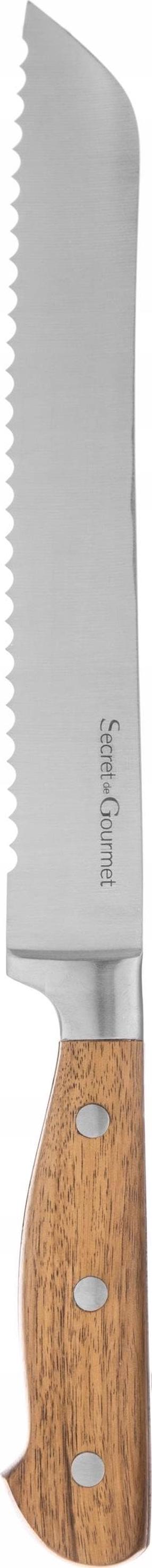 Kööginuga Secret de Gourmet Elegancia, 330 mm, roostevaba teras/puit