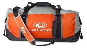 Ceļojumu soma Hiko Sport Travel, melna krās./oranža krās., 35 l