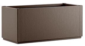 Gėlių lovelis Stefanplast Etnica 68503, plastikinis, 80 cm x 36 cm, ruda sp.