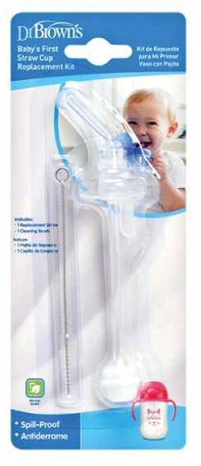 Соломинка Dr. Brown's Babys First TC073, силикон, прозрачный цв.