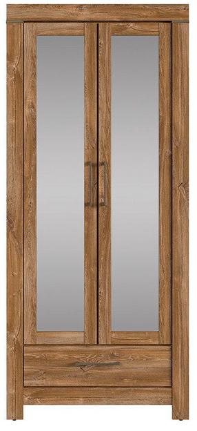 Spinta Gent, ąžuolo, 88 cm x 40 cm x 200.5 cm