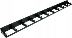 Dobes apmale, 100 cm x 8 cm x 6 cm, melna krās.