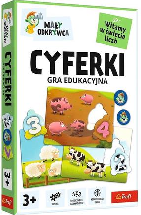 Skaitīšanas spēle Trefl Numbers, daudzkrāsaina