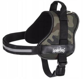 Petnešos šunims Hobbydog Julletta, ruda sp./žalia sp., 730 - 970 mm x 220 mm, XXL