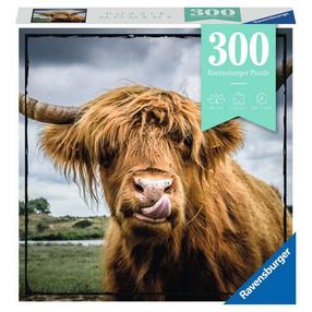Dėlionė Ravensburger Highland Cattle 13273, 27 cm x 39 cm, 300 vnt., įvairių spalvų