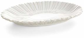 Serviravimo lėkštė Avril, 31 cm x 20 cm x 3 cm, kreminė sp., keramika