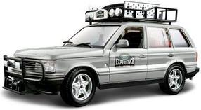 Rotaļlieta automašīna Bburago Range Rover, sudraba krās.