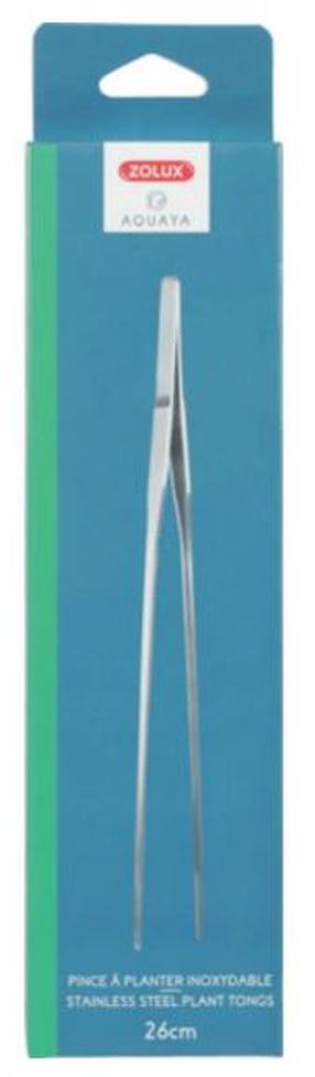 Akvārija kopšanas līdzeklis Zolux Plant Tongs, sudraba krās., 26 cm