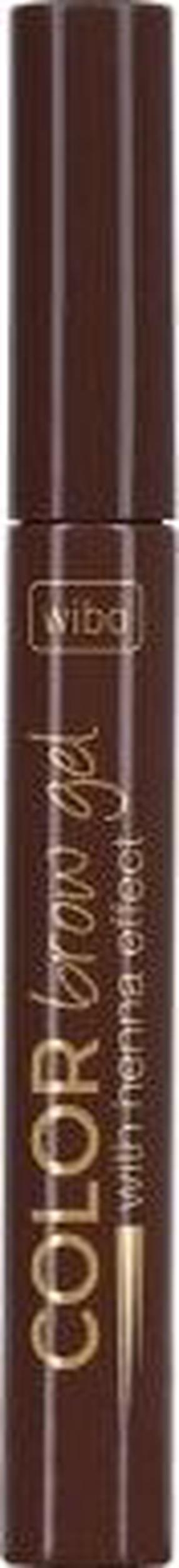 Гель для бровей Wibo Color Brow Gel with Henna, 8.0 г, коричневый цв.