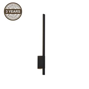 Sieninis lauko šviestuvas Domoletti Marzo, 9W, LED, IP44, juoda sp., 5 cm x 50 cm