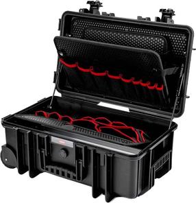 Įrankių dėžė, su ratukais Knipex Robust26 Move, 00 21 33 LE, 35 cm x 22.5 cm x 22.5 cm