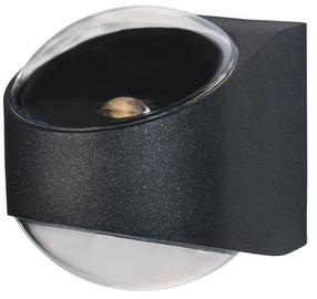 Lampa griesti un sienas CristalRecord, 3000°K, LED, melna krās.