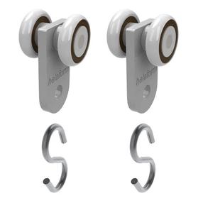Ritenis Helaform VPS/2-75/NYLON, bīdāmām iekšdurvīm/durvīm, 2.1 cm x 2.5 cm, 6 gab