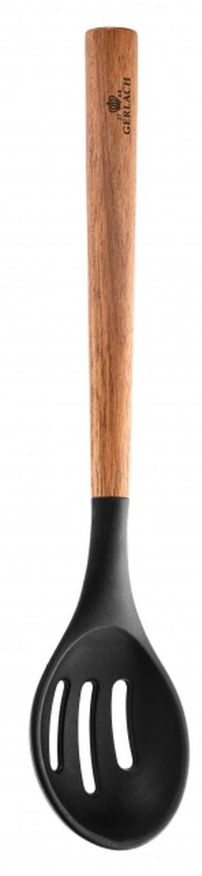 Šaukštas Gerlach Natur, 37.8 cm, juoda sp./medžio sp.