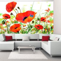 Fototapetas Artgeist Country Poppies, 154 cm x 200 cm