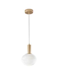 Šviestuvas kabinamas Domoletti Opalla 240086PL-WH, E27, 1 x 30 W, balta sp. / aukso sp.