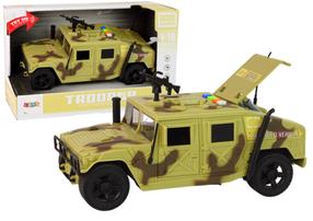 Žaislinis automobilis Lean Toys Armed Forces Trooper, 1:16, ruda sp.
