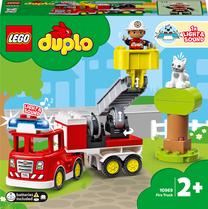 Konstruktorius LEGO® DUPLO® Ugniagesių automobilis 10969, 21 vnt.