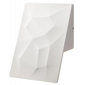Āra sienas lampa Milagro Cracks, 10W, LED, IP44, balta krās., 14 cm x 20 cm
