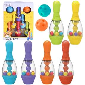 Игрушечный набор для боулинга Woopie, многоцветный