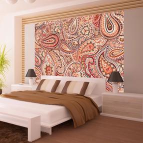 Fototapetas Artgeist Oriental Note - Background With Mix Of Colorful Ornaments In Retro Style FTNT1230, 270 cm x 350 cm
