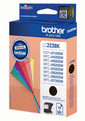 Rašalinio spausdintuvo kasetė Brother LC223BK, juoda sp.