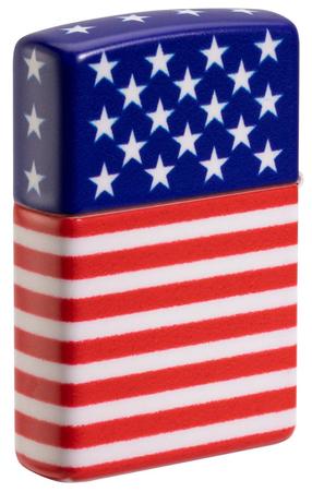 Žiebtuvėlis Zippo Star and Stripes Flag 48700, įvairių spalvų