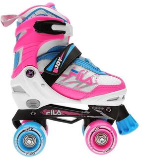 Роликовые коньки Fila Joy, синий цв./белый цв./розовый цв., 39-42