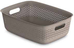 Krepšelis, daiktų saugojimo Orplast OpenStore, 10 l, rusvai pilki sp., 39 x 29 x 13 cm