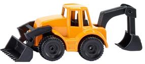 Žaislinis traktorius Siku Backhoe Loader 1103, geltona sp.