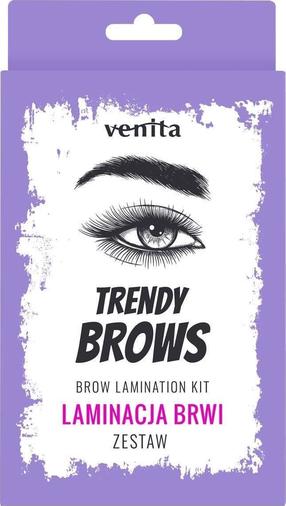 Laminavimo rinkinys Venita Trendy Brows, skaidri sp.