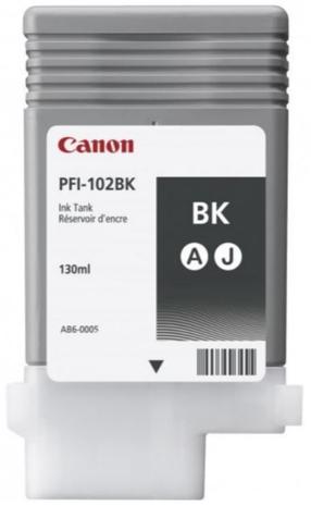 Tintes printera kasetne Canon PFI-102 BK, melna krās.