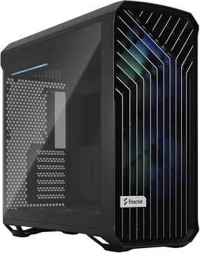 Kompiuterio korpusas Fractal Design Torrent TG RGB Light Tint, juoda sp.