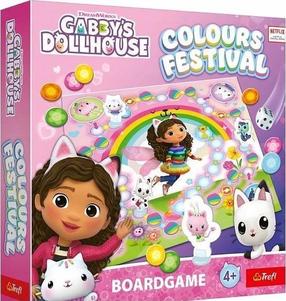 Настольная игра Trefl Gabbys Dollhouse Colours Festival, многоцветный