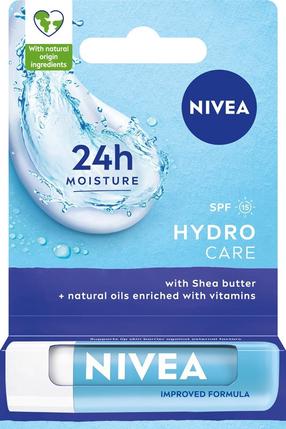 Lūpų balzamas Nivea Hydro Care Moisture, 4.8 g, -