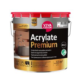 Краска для стен Vivacolor ACRYLATE PREMIUM, белый цв., 18 л