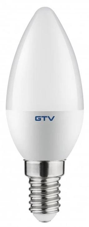 Spuldze GTV LED, C30, 3000 °K, E14, 6 W, 470 lm