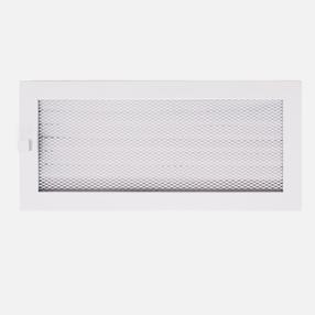 Kamīna režģis Hearth x 37 cm x 17 cm, tērauds, balta krās.