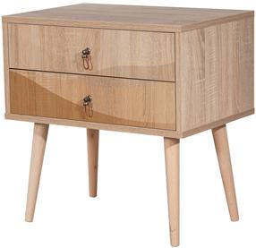 Ночной столик Kalune Design City Desert, дерева цв., 61 см x 60 см x 40 см