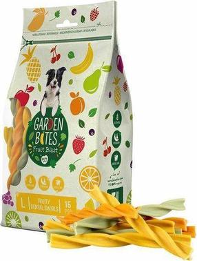 Лакомство для собак Duvo+ Garden Bites Fruity Dental Swirls L, овощи/фрукты, 0.27 кг, 15 шт.
