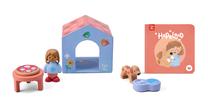 Figūrėlių rinkinys, su priedais Hape Tiny House E3442A, įvairių spalvų