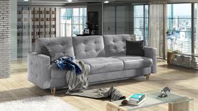 Sofa Asgard Monolith 84, Monolith 97, pilka sp., 92 x 233 cm x 93 cm