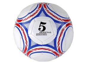 Futbola bumba, 5 izmērs, zila krās./balta krās./sarkana krās.