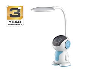 Darba galda gaismeklis Standart Robo BL1618 WHITE, LED, 7W, balta krās./zila krās.